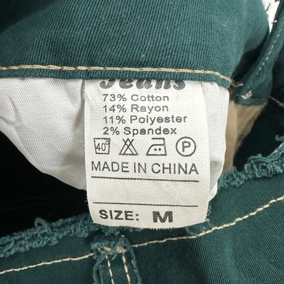 Unbranded Straight Leg Distressed Raw Hem Women's size M Medium Multi color Jean - Picture 3 of 4